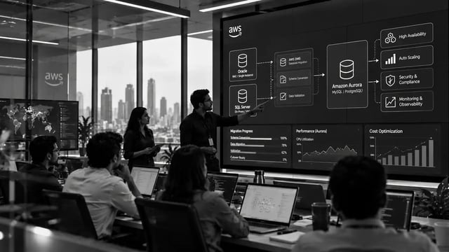 Database modernization on AWS, moving Oracle and SQL Server to Amazon Aurora