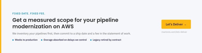 Get a fixed-date, fixed-fee scope for data pipeline modernization on AWS